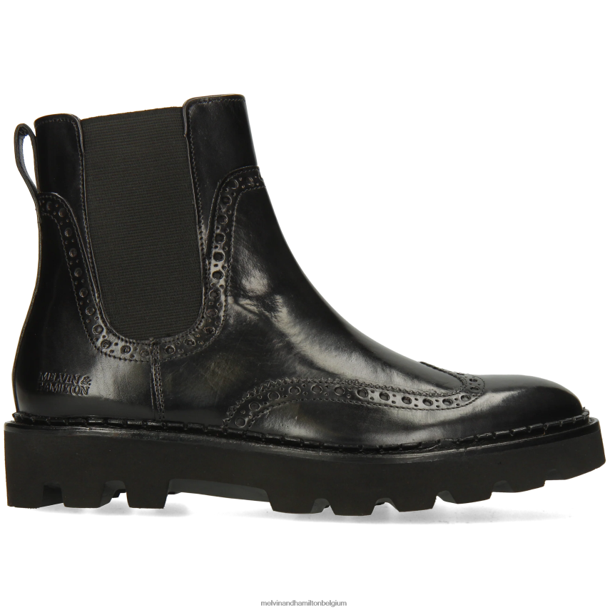 Melvin & Hamilton enkel laarzen zwart vrouwen sally 192 V488DN802