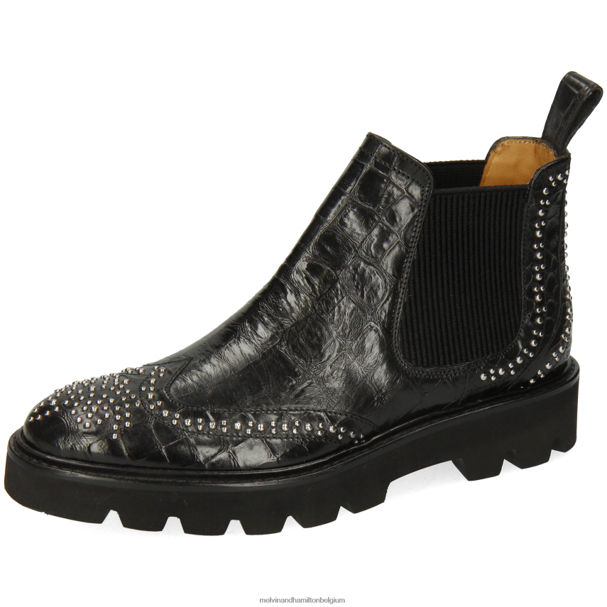 Melvin & Hamilton enkel laarzen zwart vrouwen sally 45 V488DN856