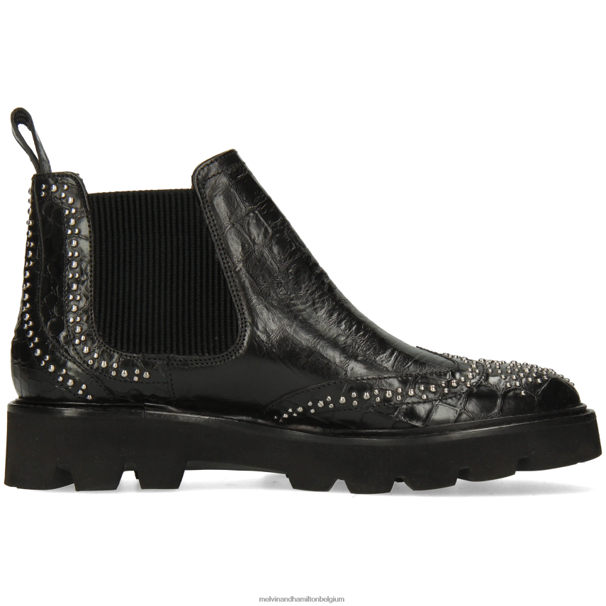 Melvin & Hamilton enkel laarzen zwart vrouwen sally 45 V488DN856