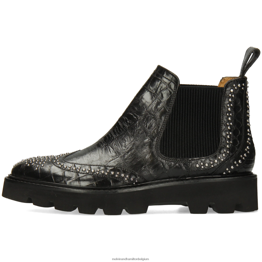 Melvin & Hamilton enkel laarzen zwart vrouwen sally 45 V488DN856