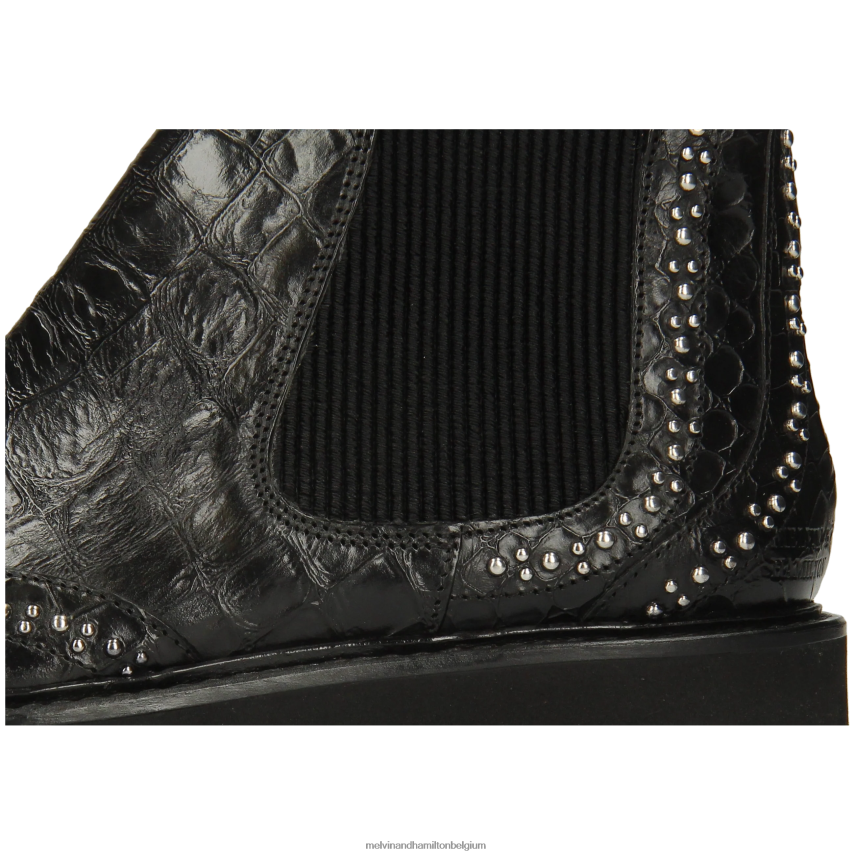 Melvin & Hamilton enkel laarzen zwart vrouwen sally 45 V488DN856