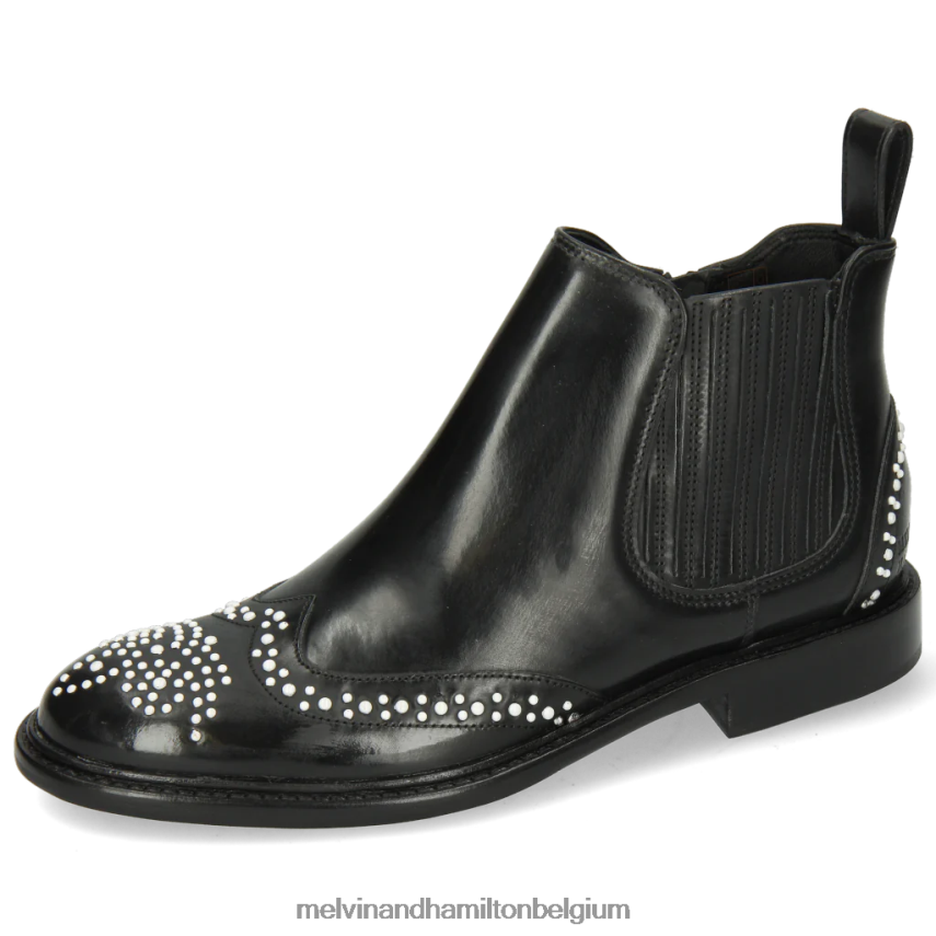Melvin & Hamilton enkel laarzen zwart vrouwen sally 46 V488DN1061