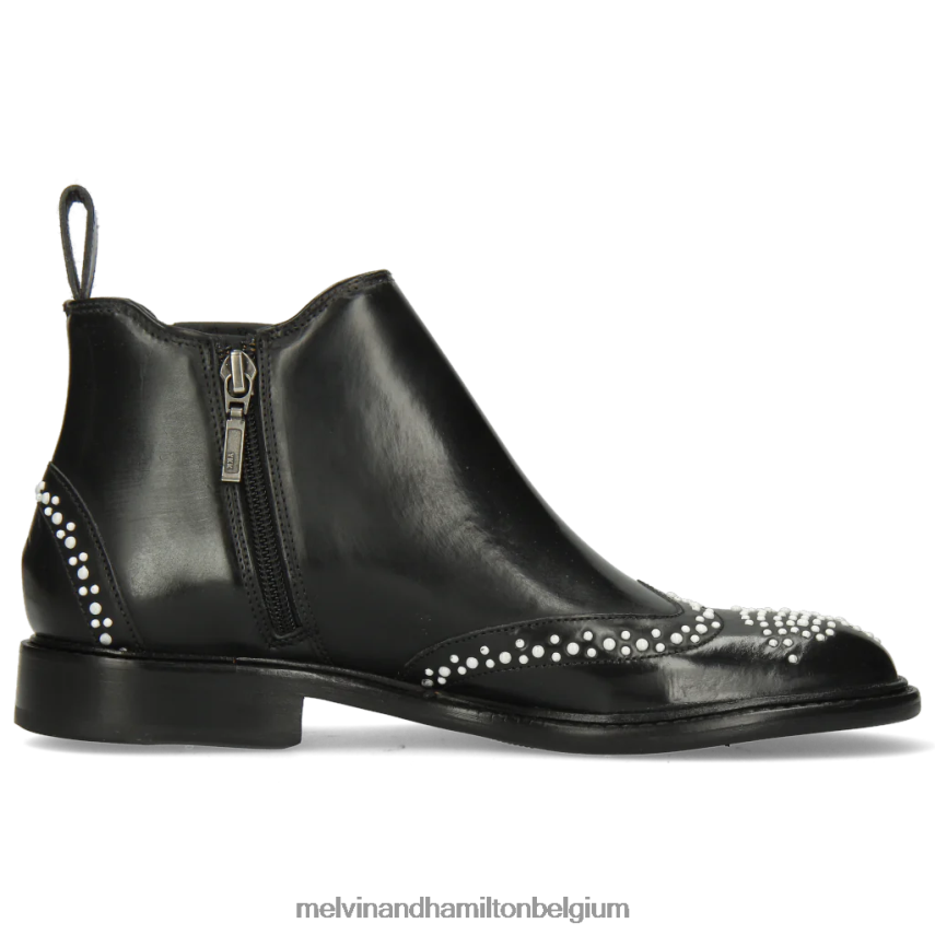 Melvin & Hamilton enkel laarzen zwart vrouwen sally 46 V488DN1061