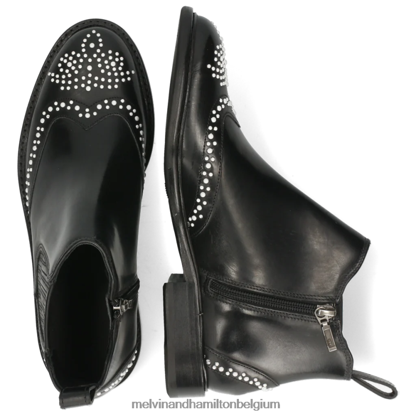 Melvin & Hamilton enkel laarzen zwart vrouwen sally 46 V488DN1061