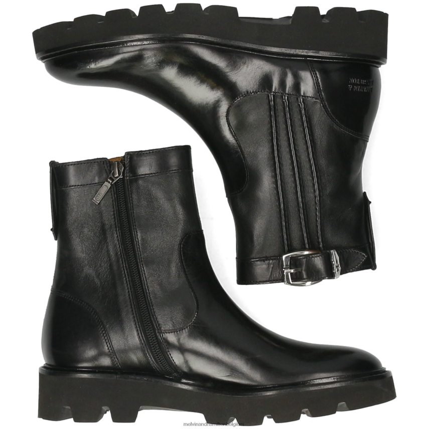 Melvin & Hamilton enkel laarzen zwart vrouwen sally 85 V488DN849