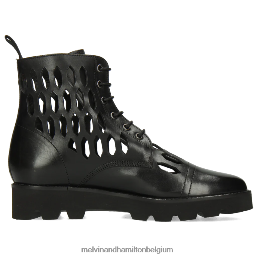 Melvin & Hamilton enkel laarzen zwart vrouwen selina 51 V488DN1128