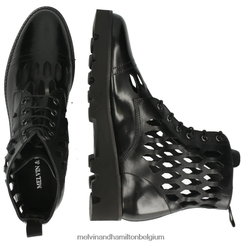 Melvin & Hamilton enkel laarzen zwart vrouwen selina 51 V488DN1128
