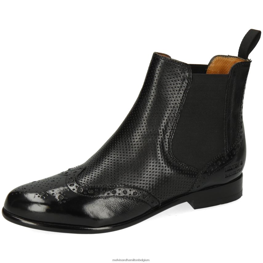 Melvin & Hamilton enkel laarzen zwart vrouwen selina 6 V488DN1139
