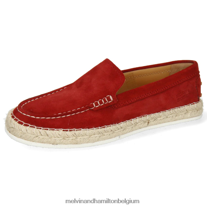 Melvin & Hamilton espadrilles rood vrouwen Carolien 13 V488DN1881