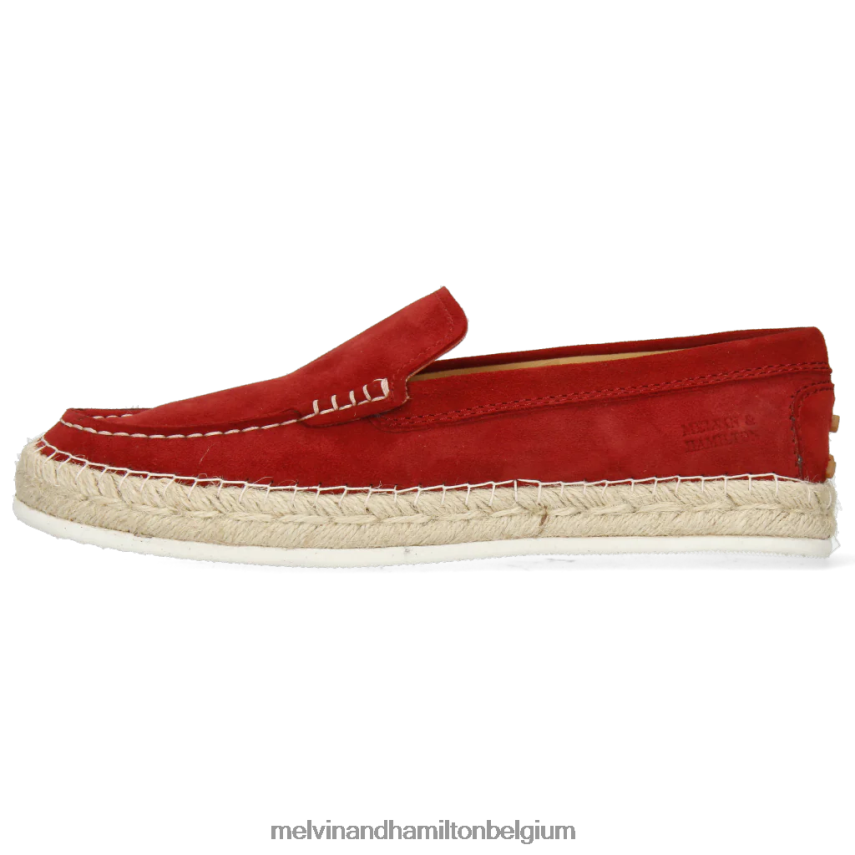 Melvin & Hamilton espadrilles rood vrouwen Carolien 13 V488DN1881