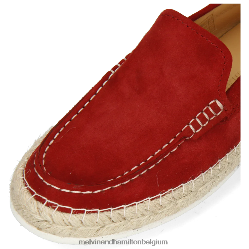 Melvin & Hamilton espadrilles rood vrouwen Carolien 13 V488DN1881