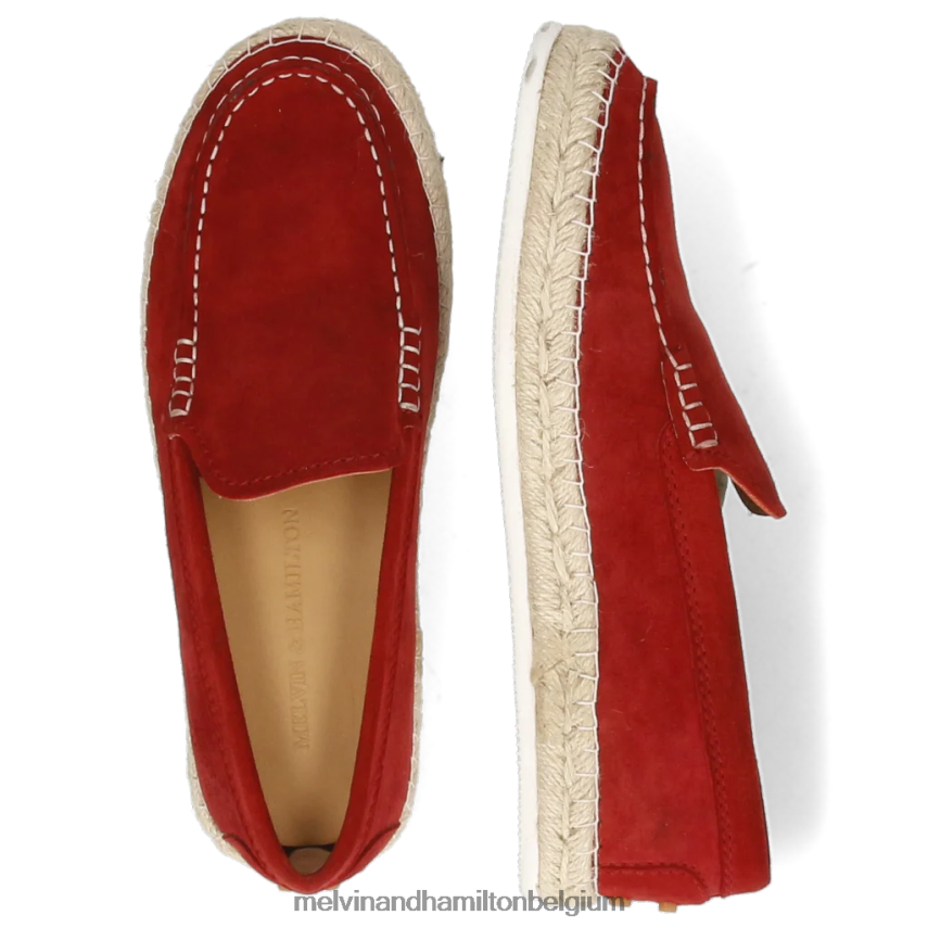 Melvin & Hamilton espadrilles rood vrouwen Carolien 13 V488DN1881