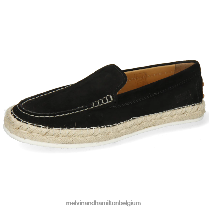 Melvin & Hamilton espadrilles zwart vrouwen Carolien 13 V488DN1884