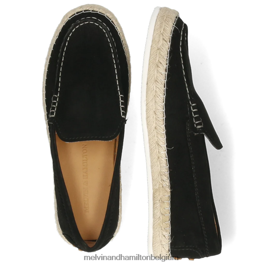 Melvin & Hamilton espadrilles zwart vrouwen Carolien 13 V488DN1884