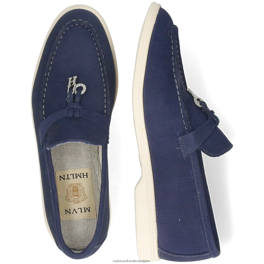 Melvin & Hamilton instappers blauw vrouwen Adley 3 V488DN1335