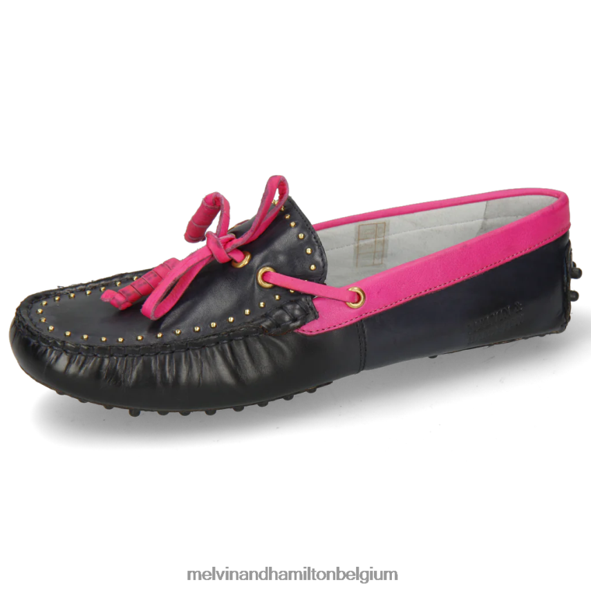 Melvin & Hamilton instappers blauw vrouwen Carolien 8 V488DN1435