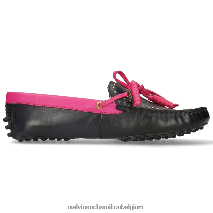 Melvin & Hamilton instappers blauw vrouwen Carolien 8 V488DN1435