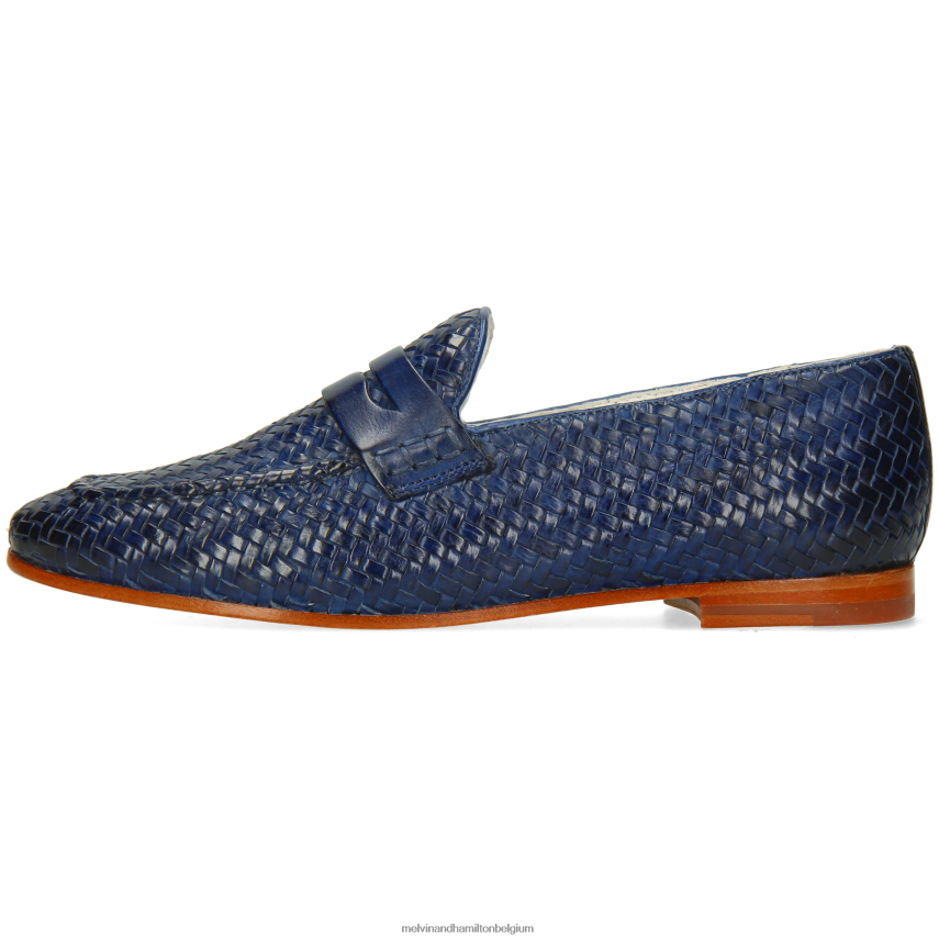Melvin & Hamilton instappers blauw vrouwen Scarlett 52 V488DN1402