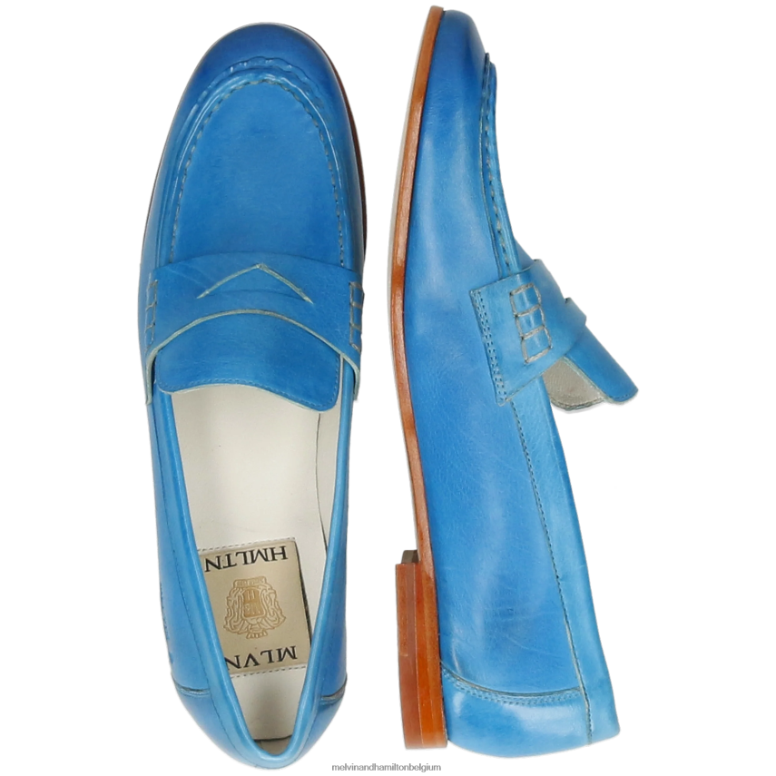 Melvin & Hamilton instappers blauw vrouwen Scarlett 70 V488DN1363