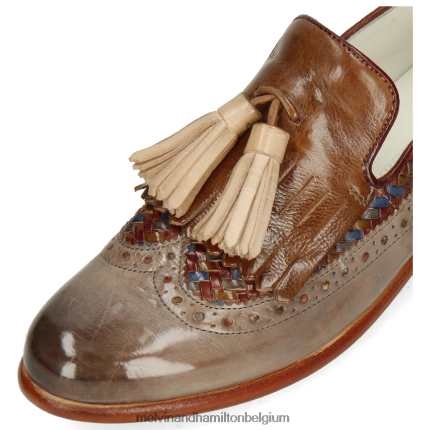 Melvin & Hamilton instappers grijs vrouwen selina 3 V488DN1475