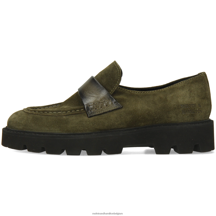 Melvin & Hamilton instappers groente vrouwen jade 58 V488DN1327