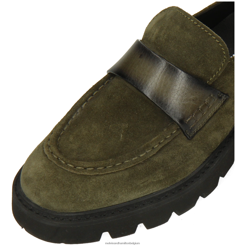 Melvin & Hamilton instappers groente vrouwen jade 58 V488DN1327