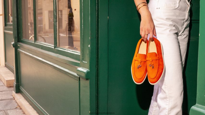 Melvin & Hamilton instappers oranje vrouwen Adley 3 V488DN1303