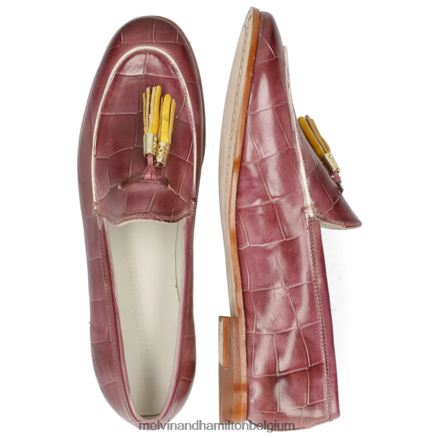 Melvin & Hamilton instappers paars vrouwen Scarlett 3 V488DN1434