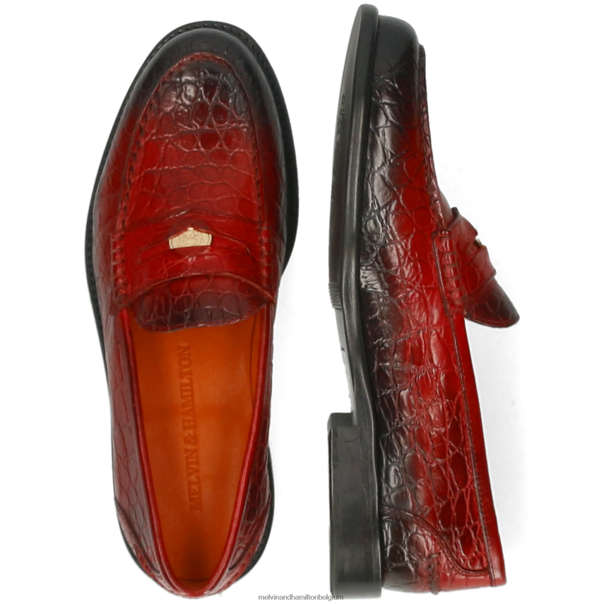 Melvin & Hamilton instappers rood vrouwen gianna 3 V488DN1318