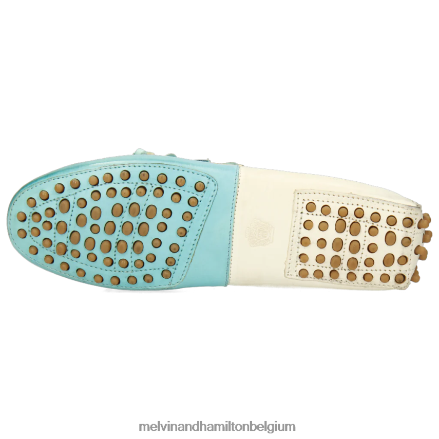 Melvin & Hamilton instappers turkoois vrouwen Carolien 8 V488DN1449