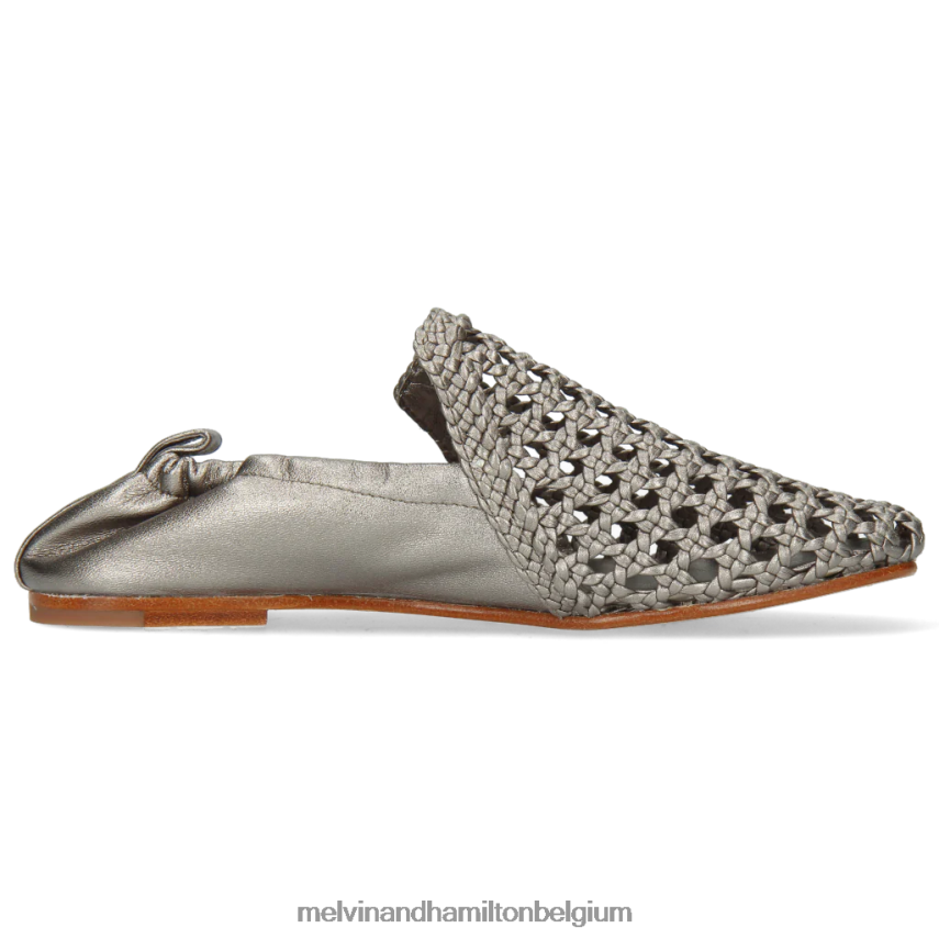 Melvin & Hamilton instappers zilver vrouwen melig 7 V488DN1469