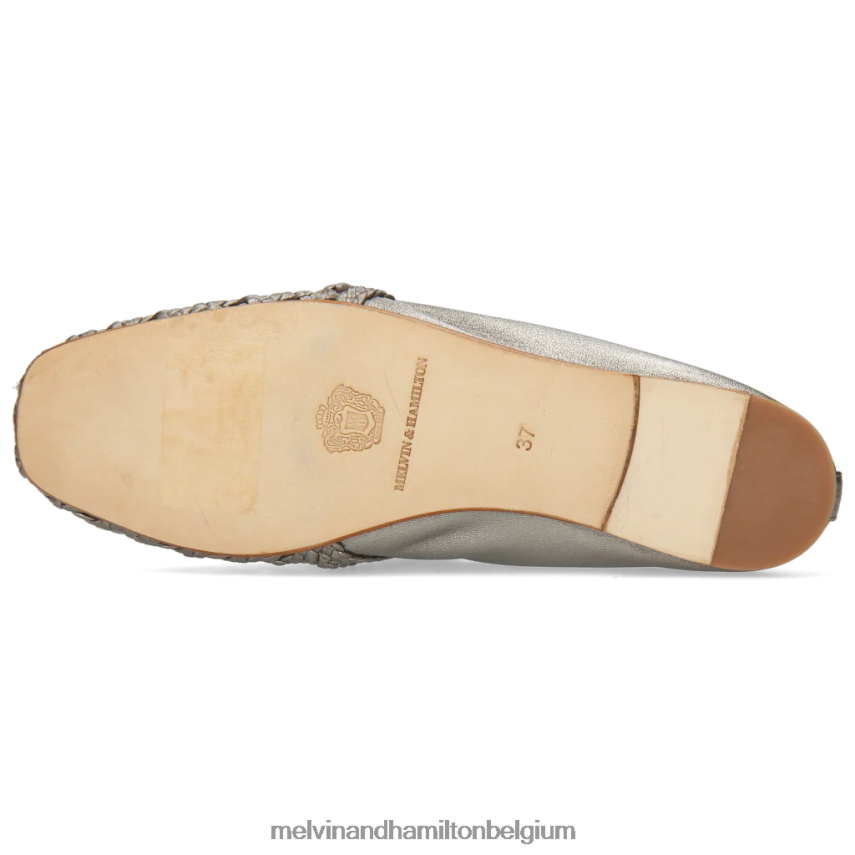 Melvin & Hamilton instappers zilver vrouwen melig 7 V488DN1469