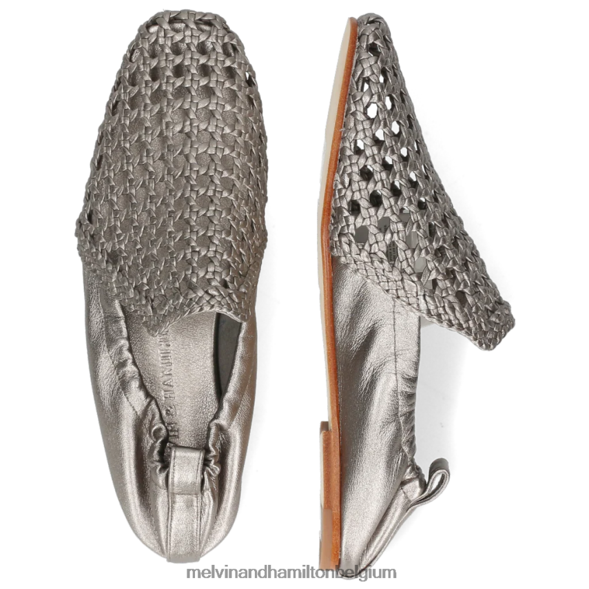 Melvin & Hamilton instappers zilver vrouwen melig 7 V488DN1469