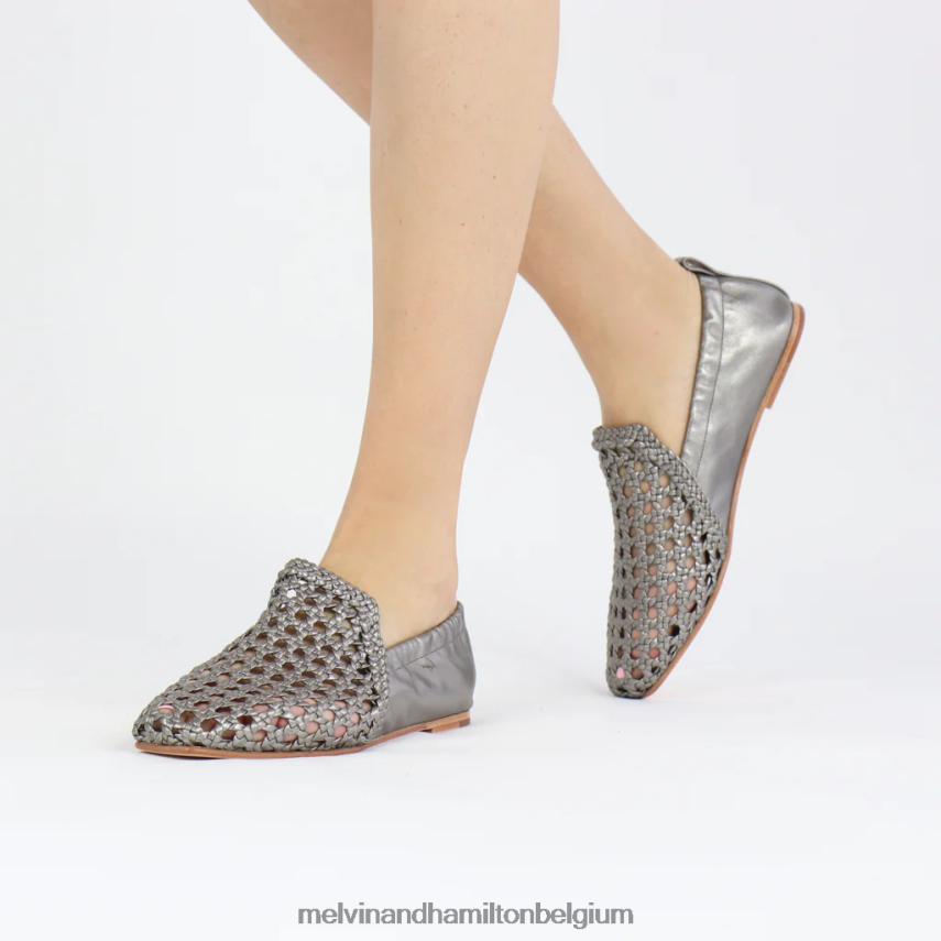 Melvin & Hamilton instappers zilver vrouwen melig 7 V488DN1469