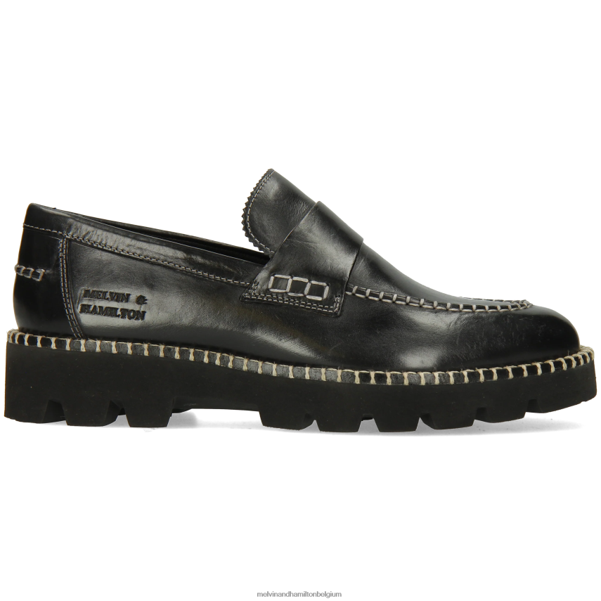 Melvin & Hamilton instappers zwart vrouwen Jade 55 V488DN1386