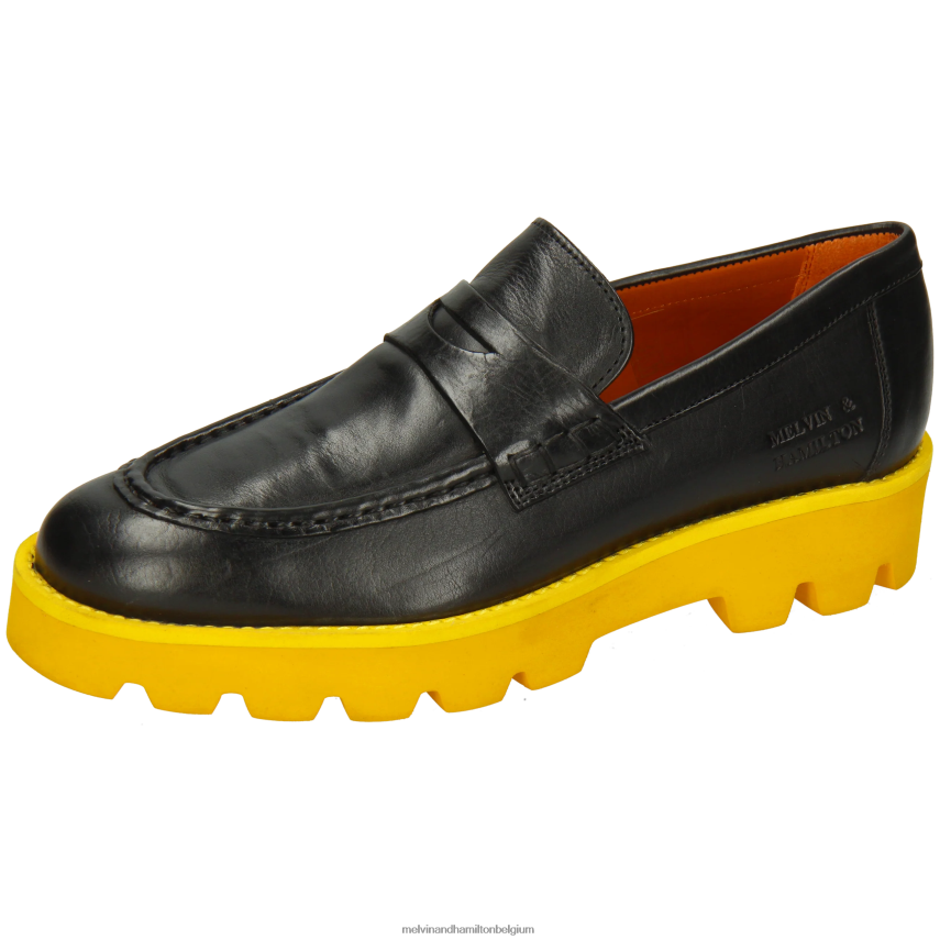 Melvin & Hamilton instappers zwart vrouwen jade 6 V488DN1393