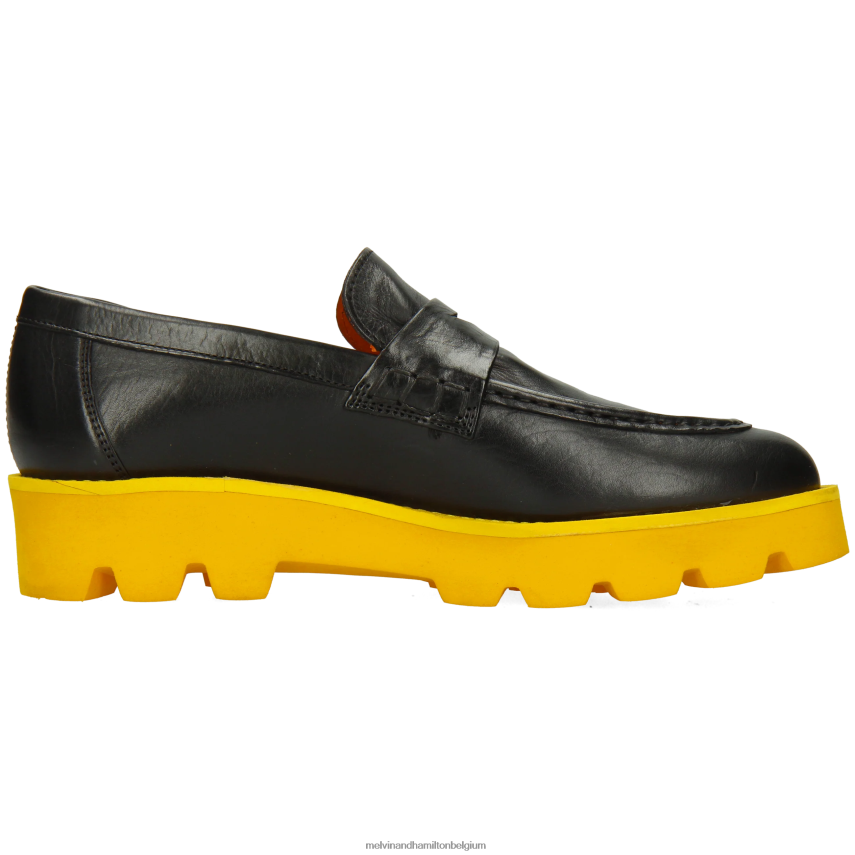 Melvin & Hamilton instappers zwart vrouwen jade 6 V488DN1393