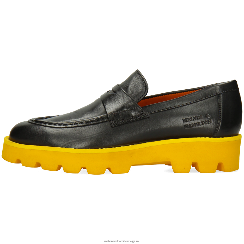 Melvin & Hamilton instappers zwart vrouwen jade 6 V488DN1393