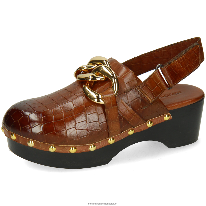 Melvin & Hamilton klompen bruin vrouwen flora 1 V488DN1986