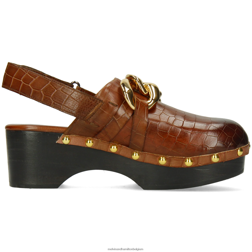 Melvin & Hamilton klompen bruin vrouwen flora 1 V488DN1986