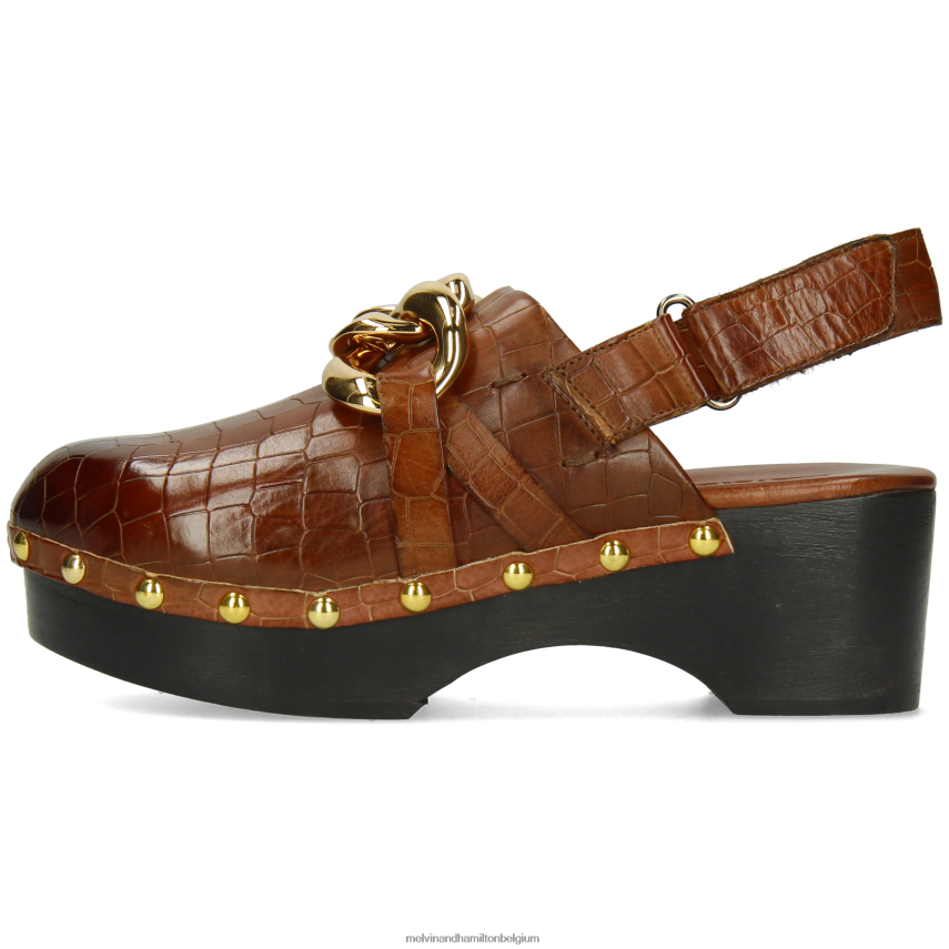 Melvin & Hamilton klompen bruin vrouwen flora 1 V488DN1986