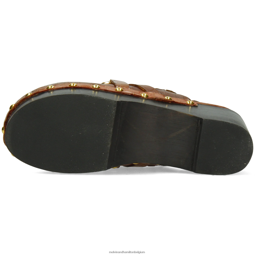 Melvin & Hamilton klompen bruin vrouwen flora 1 V488DN1986