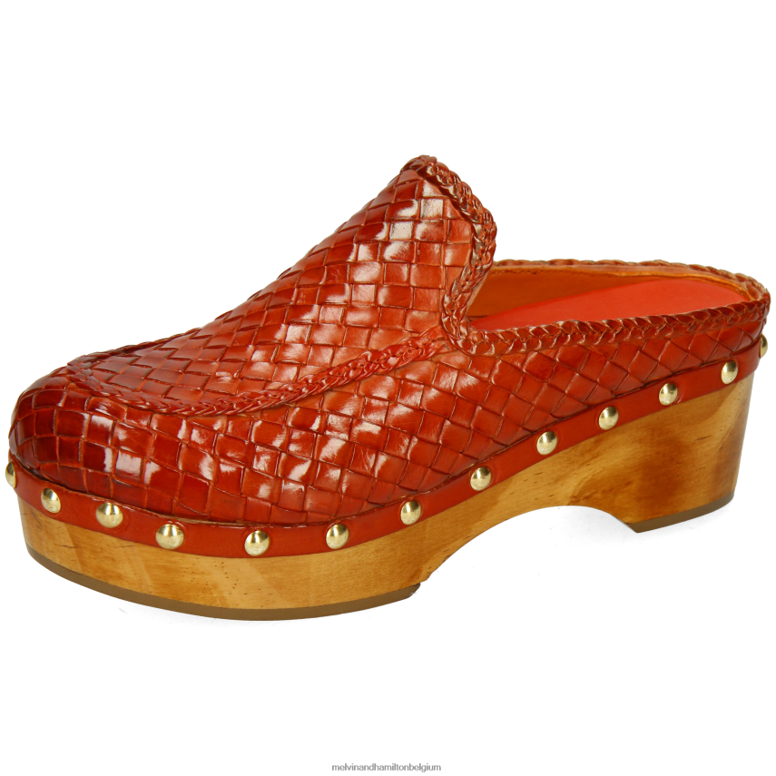 Melvin & Hamilton klompen rood vrouwen flora 13 V488DN1991