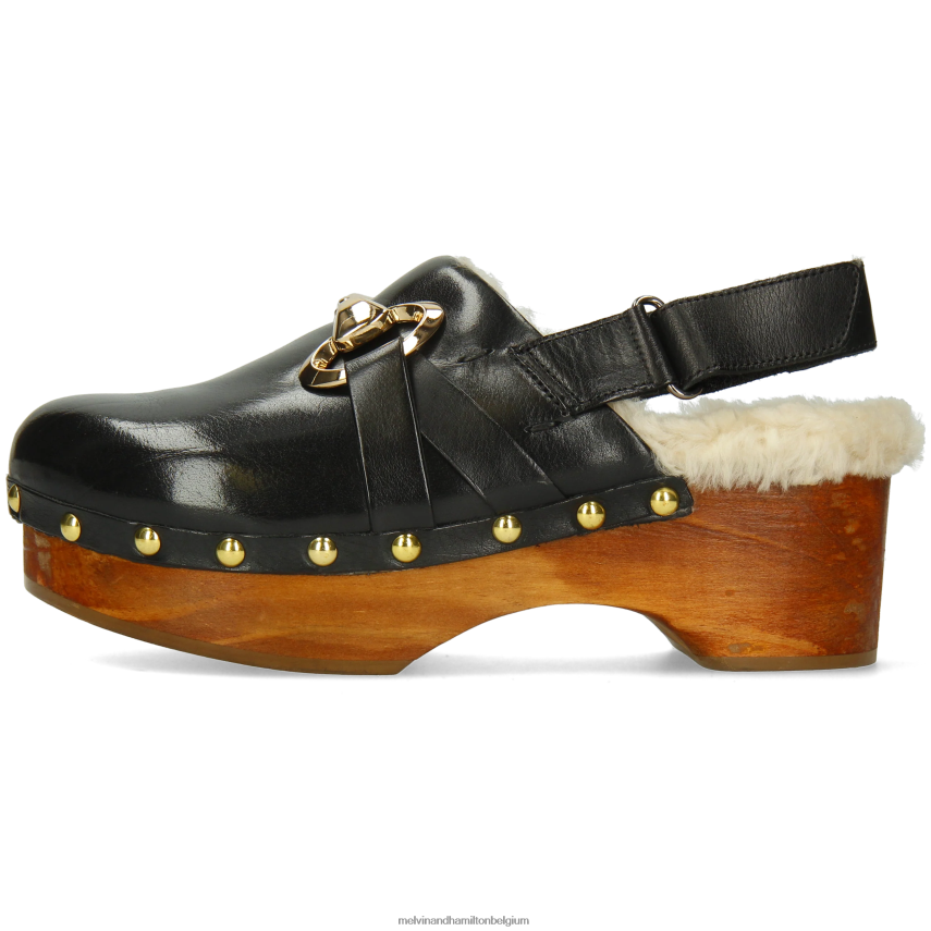 Melvin & Hamilton klompen zwart vrouwen flora 1 V488DN1997