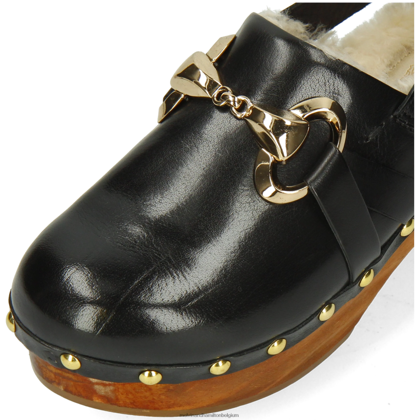 Melvin & Hamilton klompen zwart vrouwen flora 1 V488DN1997