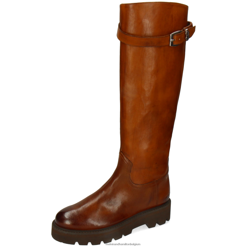 Melvin & Hamilton laarzen bruin vrouwen Leonie 9 V488DN1191