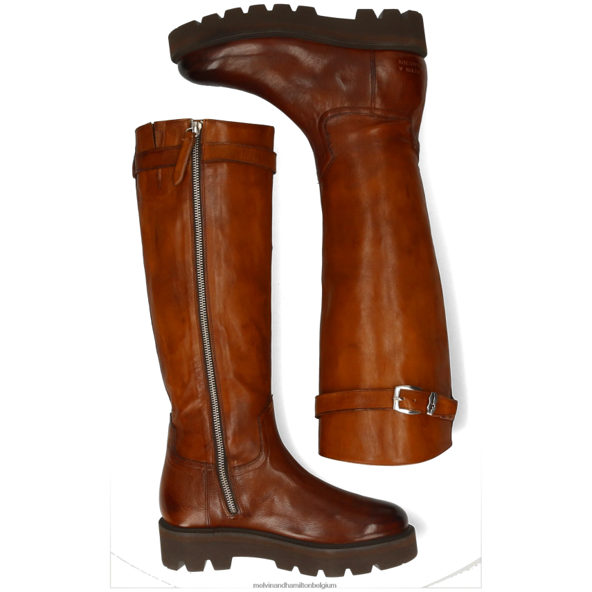 Melvin & Hamilton laarzen bruin vrouwen Leonie 9 V488DN1191