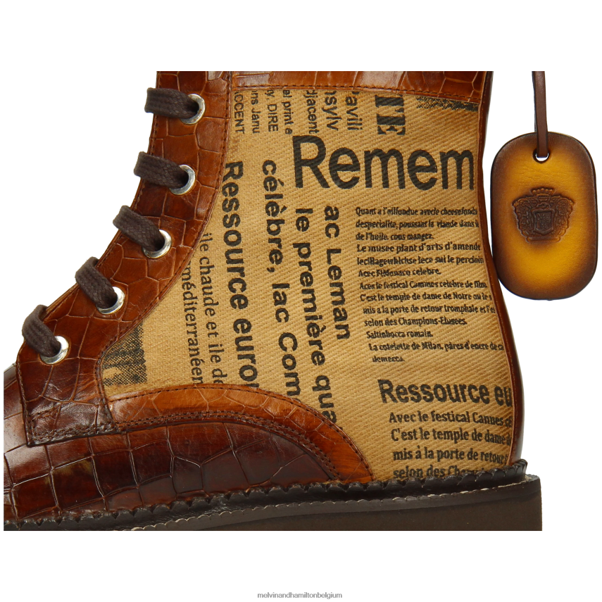 Melvin & Hamilton laarzen bruin vrouwen Maria 7 V488DN1180