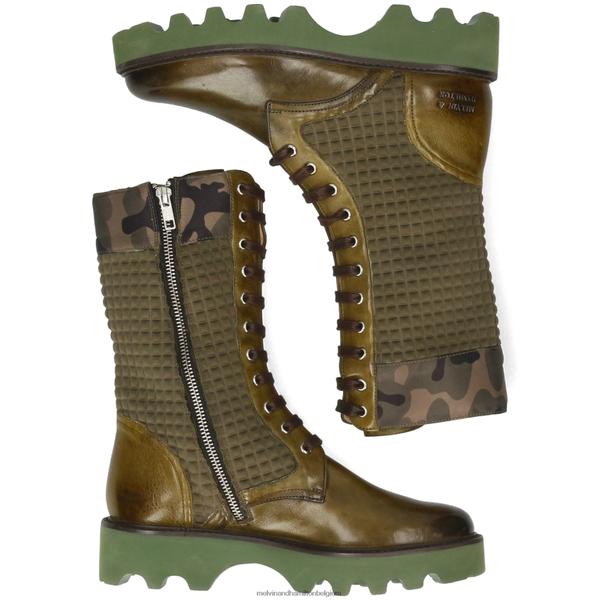 Melvin & Hamilton laarzen groente vrouwen selina 62 V488DN1205