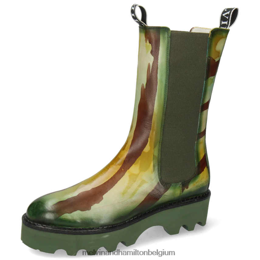Melvin & Hamilton laarzen groente vrouwen sybill 5 V488DN1218